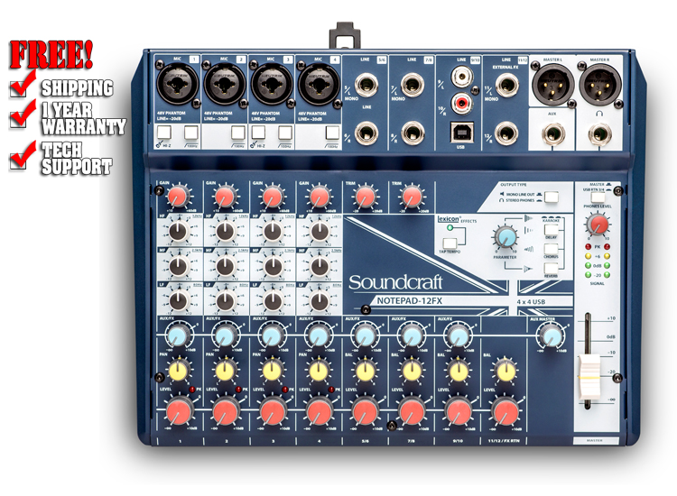 Soundcraft Notepad-12FX 