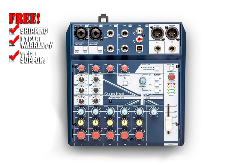 Soundcraft Notepad-8FX 