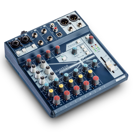 Soundcraft Notepad-8FX Small-format Analog Mixing Console with USB I/O and Lexicon Effects