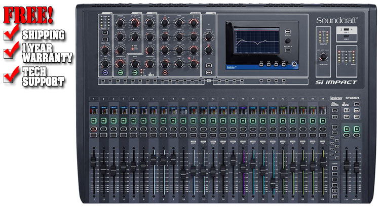 Soundcraft Si Impact 32 Channel Digital Mixer 