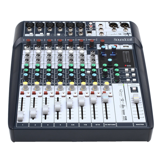 Soundcraft Signature 10 Mixer with Effects
