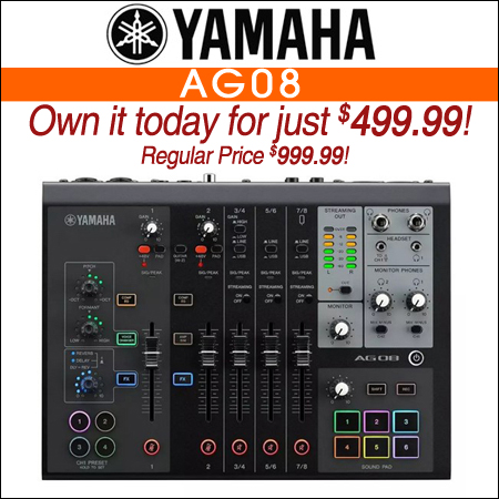 Yamaha AG08 Live Streaming Mixer