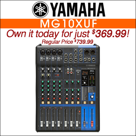 Yamaha MG10XUF 10-Channel Analog Mixer