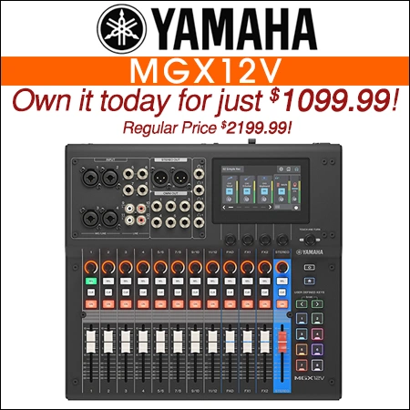 Yamaha MGX12V Digital Mixer Console with Video