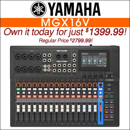 Yamaha MGX16V Digital Mixer Console with Video