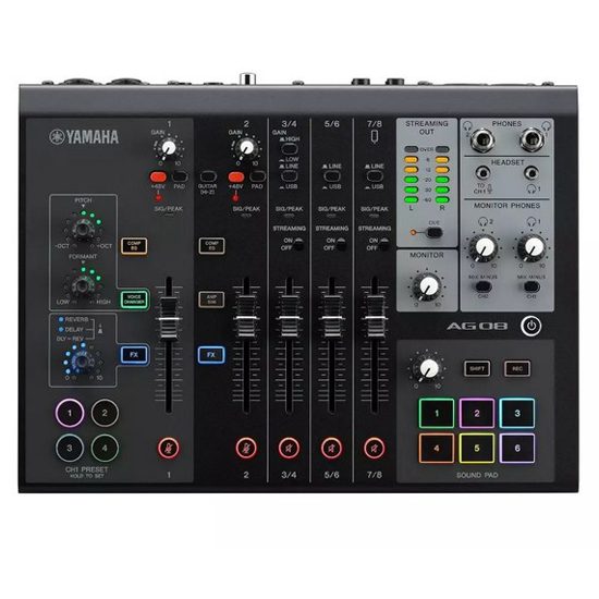 Yamaha AG08 Live Streaming Mixer
