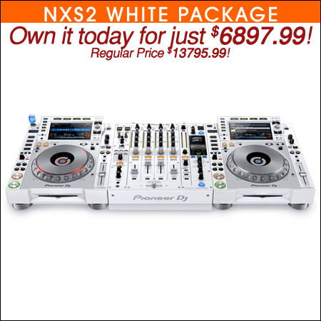(2) Denon SC5000 Prime Media Players and X1800 Prime 4-Channel Club Mixer with Black ATA Cases Pro DJ Package