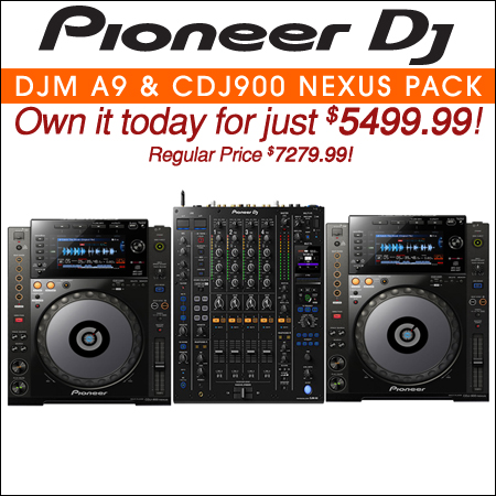 Pioneer DJM-A9 & CDJ-900 Nexus Pack