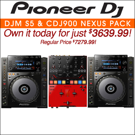 Pioneer DJM-S5 & CDJ-900 Nexus Pack