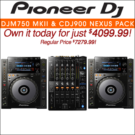 Pioneer DJM750 & CDJ-900 Nexus Pack