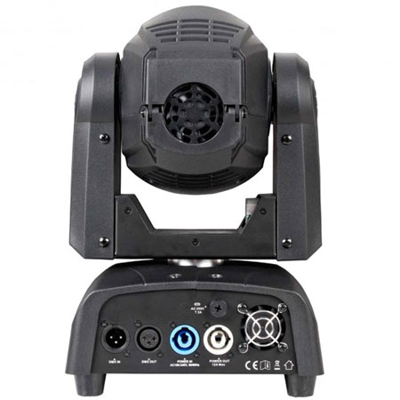 American DJ Focus Spot One High Powered 35W LED Moving Heads with Motorized Focus Package