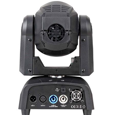 American DJ Focus Spot One High Powered 35W LED Moving Heads with Motorized Focus Package