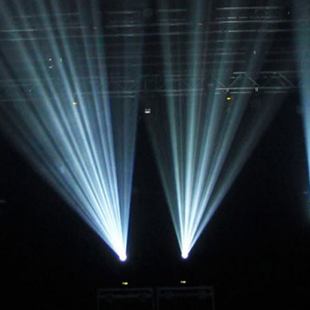 American DJ Focus Spot Three Z 100W LED Moving Head Spots with 2.0m Truss Lighting Towers Package