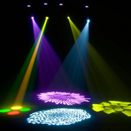American DJ Focus Spot Two High Powered 75W LED Moving Head with Motorized Focus Package