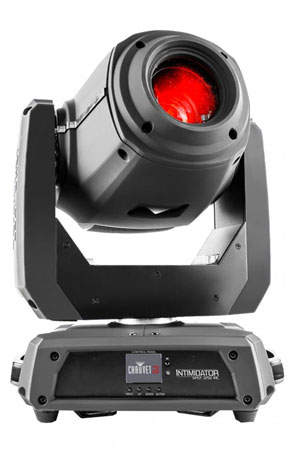 4 Chauvet DJ Intimidator Spot 375Z IRC Lights Packaged with Remote and Carry Bags