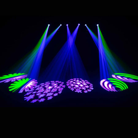  Chauvet DJ Intimidator Spot Duo 155 Dual Compact LED Moving Heads