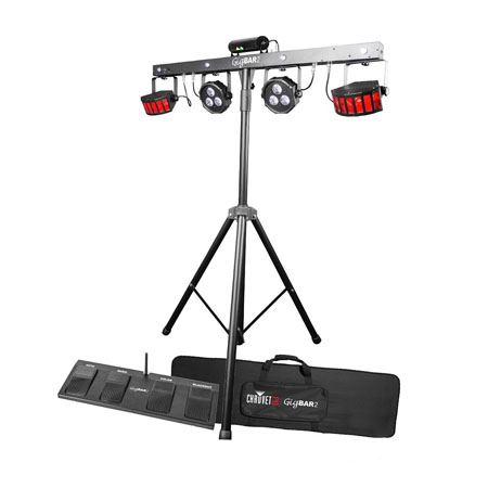  2x CHAUVET DJ GigBAR 2 + DMX Operator + Cables 