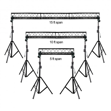 (4) Chauvet DJ Intimidator Spot 160 ILS & Truss System Package