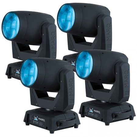 (4) Marq Lighting Gesture Beam 500 120W LED Motorized Beams