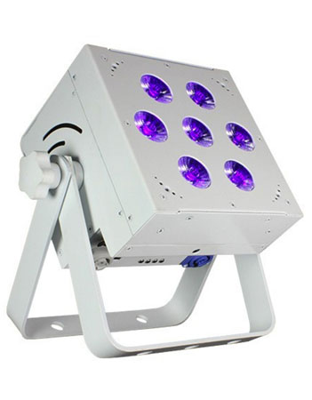 (8) Blizzard Lighting SkyBox EXA RGBAW+UV LED Par Lights & Case Package