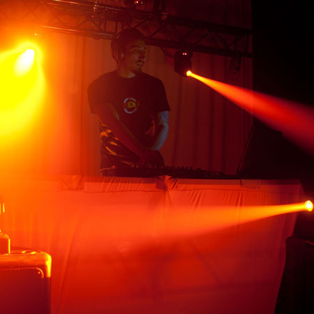 ADJ Pocket Spot Pak 2x Inno Pocket Spot Moving Heads with F4 Par Bag