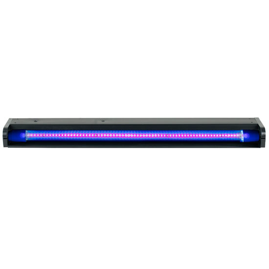 (2) American DJ UVLED 24 2-Foot Black Light Bars with 48x SMD UV LEDs with Strobe & Fog Machine
