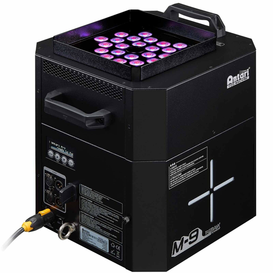 
Antari M-9 RGBAW LED Upright High Output Fogger Fog Machines Pair w Fluid & Case