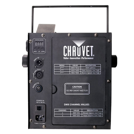Chauvet DJ Hurricane Haze 2D Haze Machine & 4 Gallons of Hazer Fluid Bundle