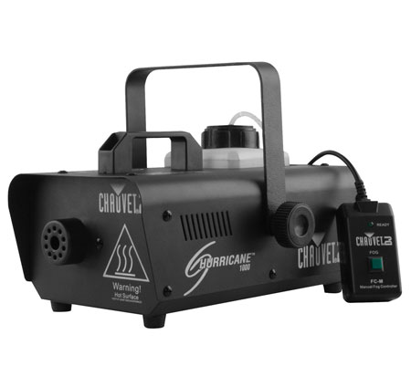 CHAUVET DJ Hurricane 1000 + 2x Fog Fluid Gallon