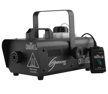 CHAUVET DJ Hurricane 1000 + Strobe Light + Fog Fluid