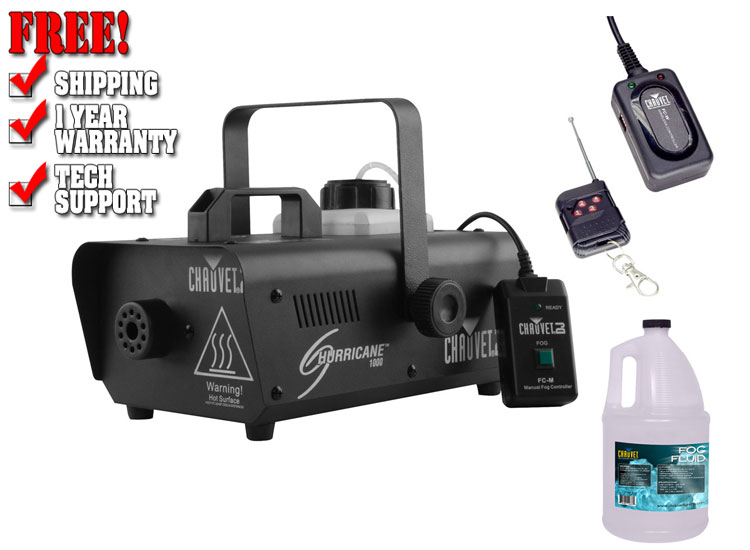 CHAUVET DJ Hurricane 1000 FC-W + Fog Fluid