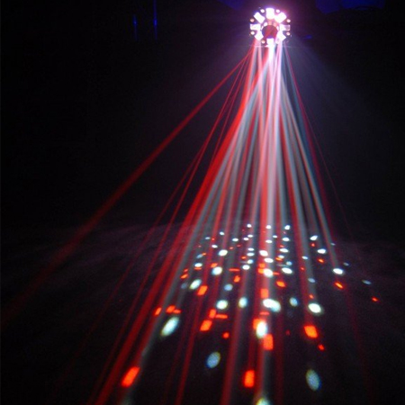 Chauvet DJ Hurricane 1302 Water-Based Fog Machine with 3-In-1 LED Effect Light & Strobe Lights Package