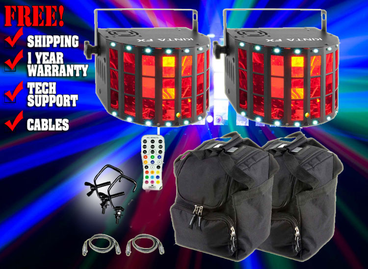 Chauvet DJ Kinta FX Compact Multi-Effect Light Duo Package