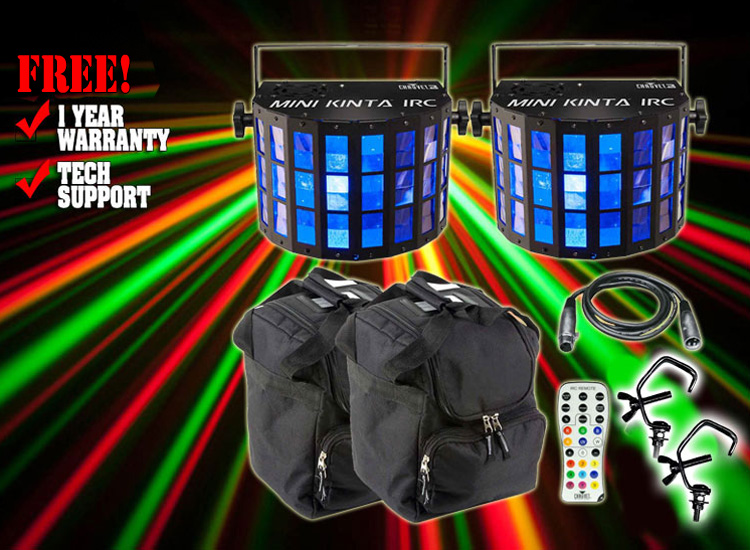 Chauvet DJ Mini Kinta IRC Duo Package