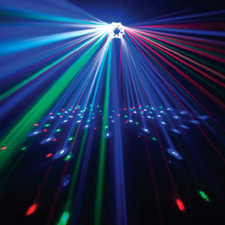 Chauvet DJ Swarm Wash FX 4-in-1 LED Effect Light w/Laser & Strobe & Remote Duo Package