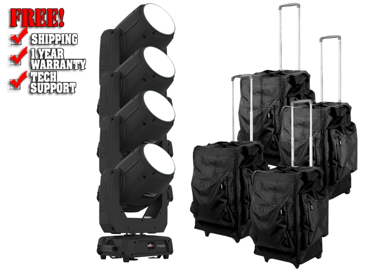 Chauvet DJ Intimidator Beam 355 IRC & Roller Bags Pack