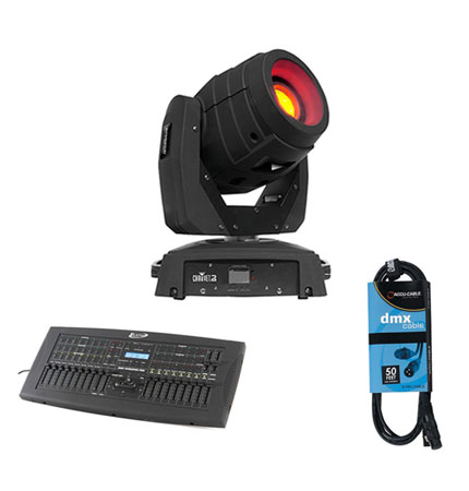 Chauvet Intimidator Spot 355 IRC + DMX Operator Pro + Cable