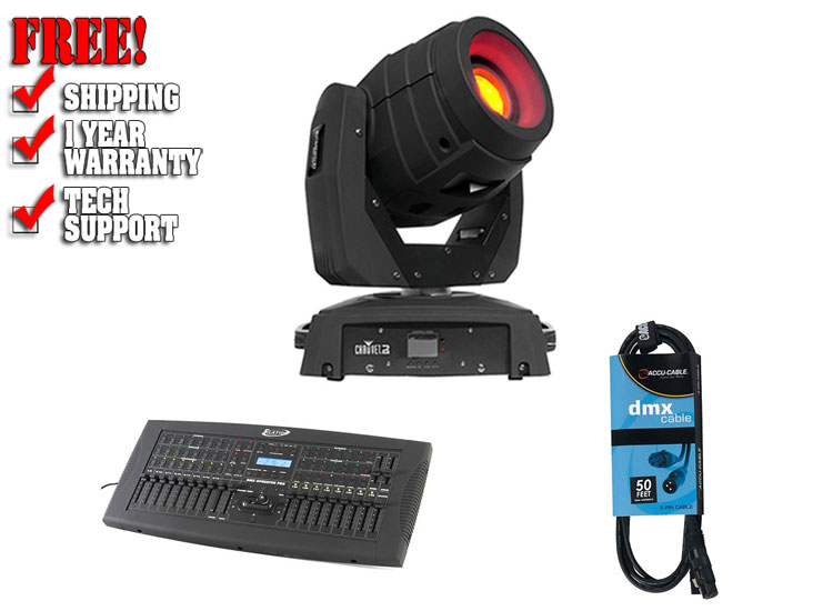 Chauvet Intimidator Spot 355 IRC + DMX Operator Pro + Cable