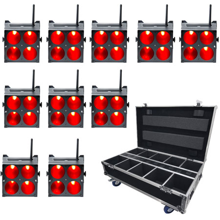 ColorKey MobilePar QUAD 4 10-Pack with Free Road Case