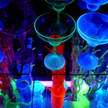 Halloween Blacklight Strobe & Fog Machine Package 3
