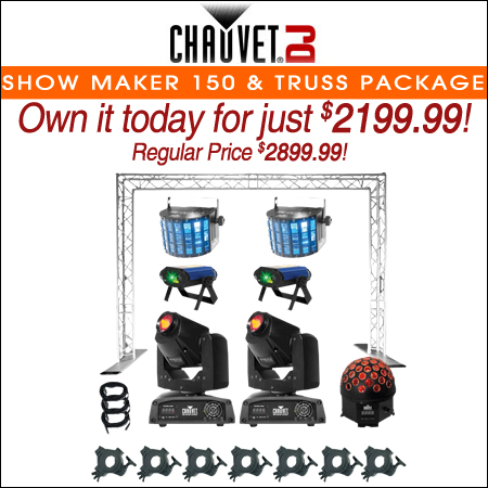 Chauvet DJ Show Maker 150 Professional Lighting & Truss Package