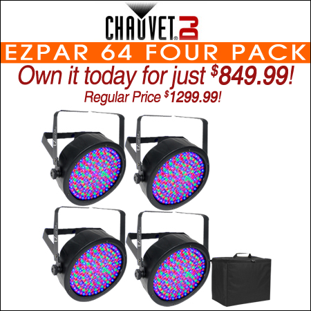 Chauvet EZPar 64 Four Pack