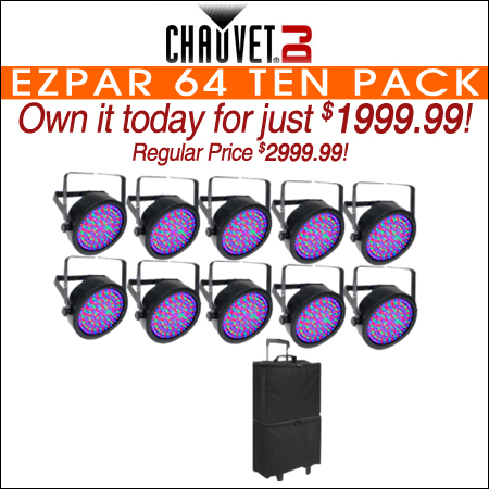 Chauvet EZPar 64 Ten Pack