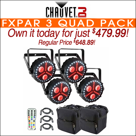 Chauvet DJ FXpar 3 Quad Pack