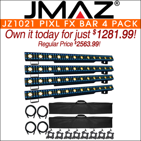 JMAZ Lighting JZ1021 PIXL FX BAR 4 Pack