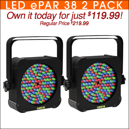 LED ePar 38 Two Pack