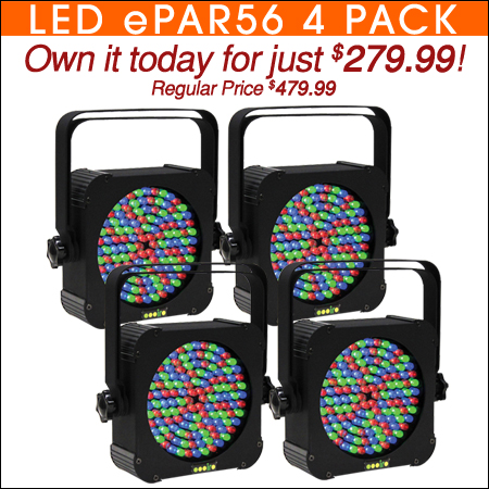 LED ePar 56 Four Pack