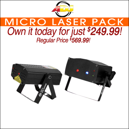 ADJ Micro Laser Pack