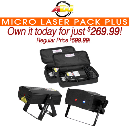 ADJ Micro Laser Pack Plus