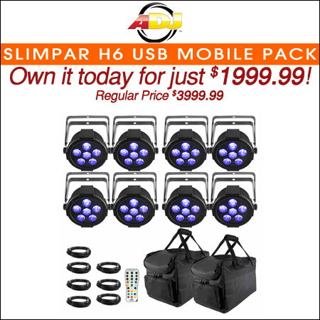 Chauvet DJ SlimPAR H6 USB Mobile Pack